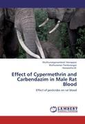 Bild des Verkufers fr Effect of Cypermethrin and Carbendazim in Male Rat Blood zum Verkauf von moluna
