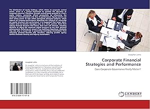 Seller image for Corporate Financial Strategies and Performance for sale by moluna