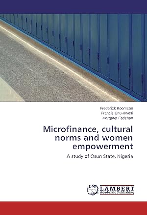 Seller image for Microfinance, cultural norms and women empowerment for sale by moluna