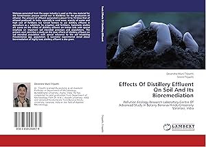 Seller image for Effects Of Distillery Effluent On Soil And Its Bioremediation for sale by moluna