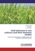 Seller image for Cold tolerance in rice cultivars and their heterosis studies for sale by moluna