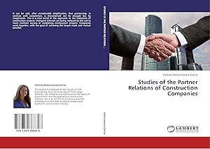 Image du vendeur pour Studies of the Partner Relations of Construction Companies mis en vente par moluna