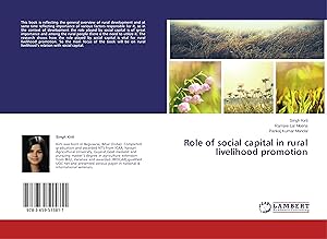 Bild des Verkufers fr Role of social capital in rural livelihood promotion zum Verkauf von moluna