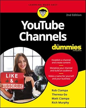 Bild des Verkufers fr Youtube Channels for Dummies zum Verkauf von GreatBookPricesUK