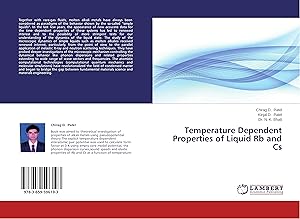 Seller image for Temperature Dependent Properties of Liquid Rb and Cs for sale by moluna