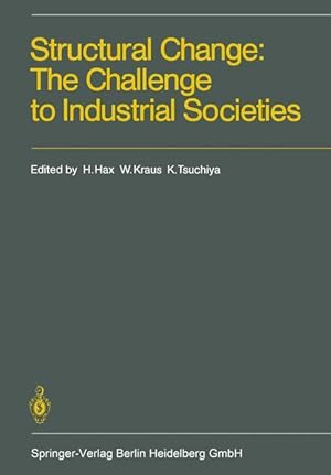 Image du vendeur pour Structural Change: The Challenge to Industrial Societies mis en vente par moluna