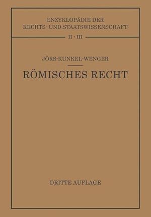 Imagen del vendedor de Roemisches Privatrecht a la venta por moluna