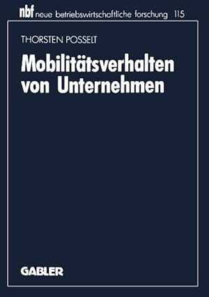 Seller image for Mobilitaetsverhalten von Unternehmen for sale by moluna