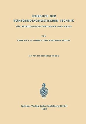 Seller image for Lehrbuch der Roentgendiagnostischen Technik for sale by moluna