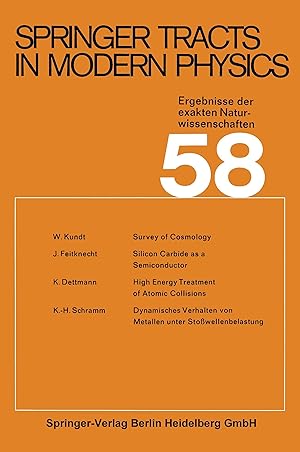 Seller image for Springer Tracts in Modern Physics for sale by moluna