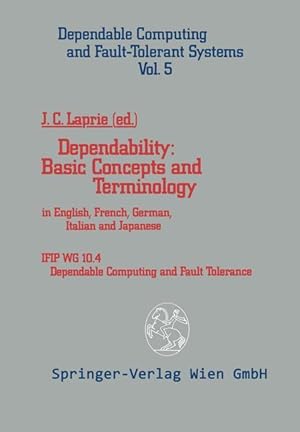 Image du vendeur pour Dependability: Basic Concepts and Terminology mis en vente par moluna