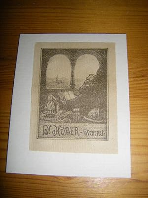 A. Rumm. ExLibris für Dr. Hober