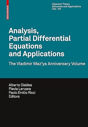Seller image for Analysis, Partial Differential Equations and Applications for sale by moluna