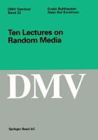 Seller image for Ten Lectures on Random Media for sale by moluna