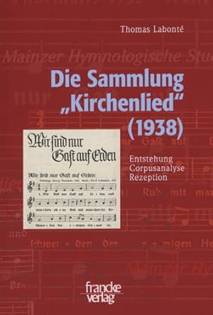 Bild des Verkufers fr Die Sammlung "Kirchenlied" (1938) zum Verkauf von moluna