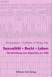 Image du vendeur pour Sexualitaet, Recht, Leben mis en vente par moluna