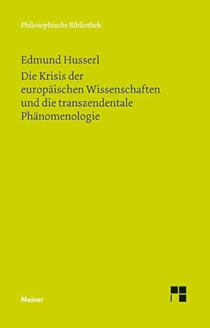 Seller image for Die Krisis der europaeischen Wissenschaften und die transzendentale Phaenomenologie for sale by moluna
