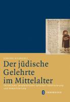 Seller image for Der jdische Gelehrte im Mittelalter for sale by moluna