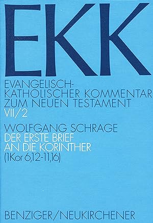 Seller image for Der 1. Brief an die Korinther, EKK VII/2 for sale by moluna