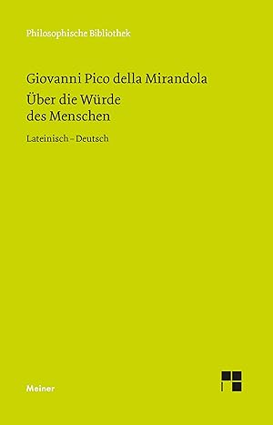 Immagine del venditore per ber die Wrde des Menschen. De hominis dignitate venduto da moluna