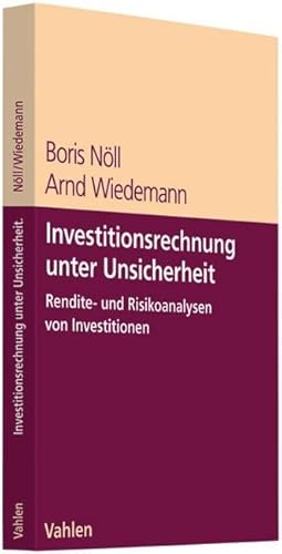 Seller image for Investitionsrechnung unter Unsicherheit for sale by moluna