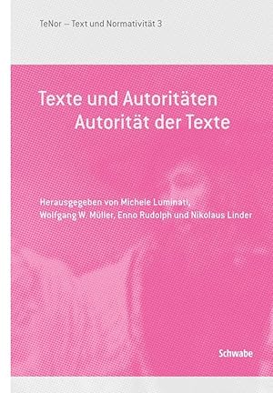 Seller image for Texte und Autoritaeten. for sale by moluna