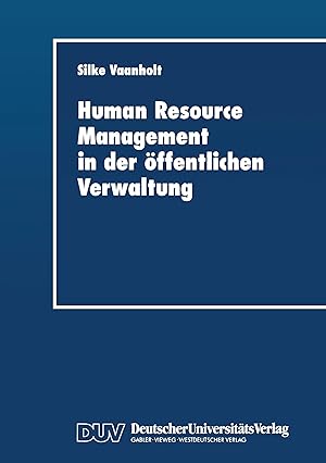 Immagine del venditore per Human Resource Management in der oeffentlichen Verwaltung venduto da moluna