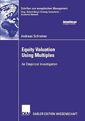 Seller image for Equity Valuation Using Multiples for sale by moluna