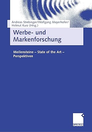 Image du vendeur pour Werbe- und Markenforschung mis en vente par moluna