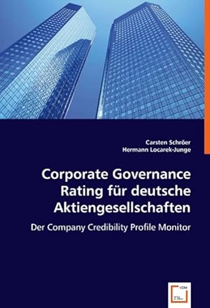 Imagen del vendedor de Corporate Governance Rating fr deutsche Aktiengesellschaften a la venta por moluna