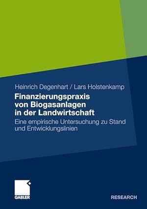 Immagine del venditore per Finanzierungspraxis von Biogasanlagen in der Landwirtschaft venduto da moluna