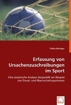 Seller image for Erfassung von Ursachenzuschreibungen im Sport for sale by moluna