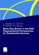 Seller image for More than Bricks in the Wall: Organizational Perspectives for Sustainable Success for sale by moluna