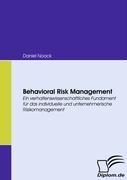 Seller image for Behavioral Risk Management for sale by moluna