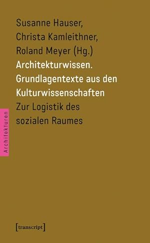 Bild des Verk�ufers f�r Architekturwissen. Grundlagentexte aus den Kulturwissenschaften 2 zum Verkauf von moluna