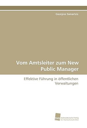 Seller image for Vom Amtsleiter zum New Public Manager for sale by moluna