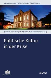 Immagine del venditore per Politische Kultur in der Krise venduto da moluna