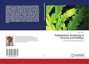 Imagen del vendedor de Probabilistic Modeling in Finance and Biology a la venta por moluna