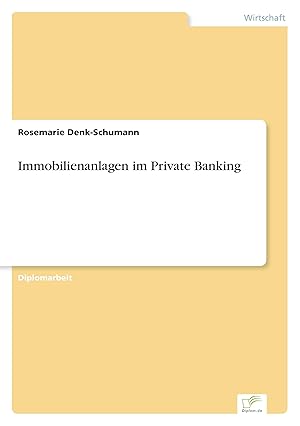 Seller image for Immobilienanlagen im Private Banking for sale by moluna