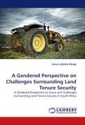 Immagine del venditore per A Gendered Perspective on Challenges Surrounding Land Tenure Security venduto da moluna