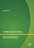Seller image for TV-Werbung und Musik: Audiovisuelle Verfhrung mit Musik in Fernsehwerbespots for sale by moluna