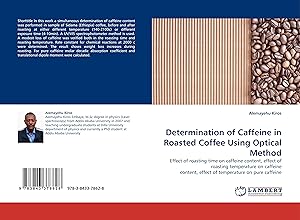 Imagen del vendedor de Determination of Caffeine in Roasted Coffee Using Optical Method a la venta por moluna