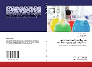 Seller image for Spectrophotometry in Pharmaceutical Analysis for sale by moluna