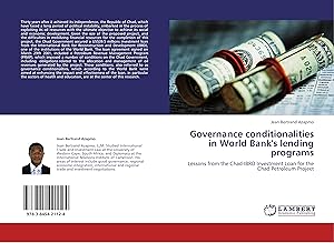 Seller image for Governance conditionalities in World Bank s lending programs for sale by moluna