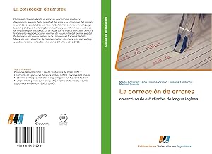 Seller image for La correccin de errores for sale by moluna