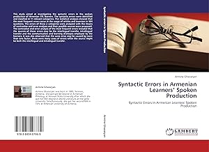 Seller image for Syntactic Errors in Armenian Learners Spoken Production for sale by moluna