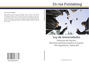 Bild des Verkufers fr Ley de Universidades zum Verkauf von moluna
