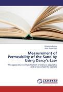 Bild des Verkufers fr Measurement of Permeability of the Sand by Using Darcy s Law zum Verkauf von moluna