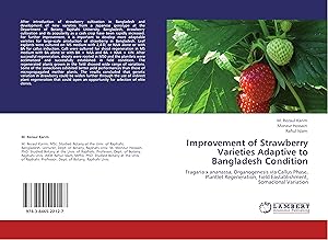 Bild des Verkufers fr Improvement of Strawberry Varieties Adaptive to Bangladesh Condition zum Verkauf von moluna
