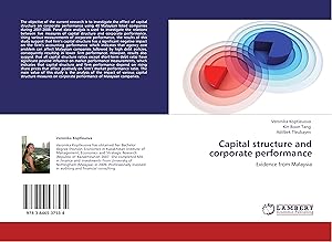 Imagen del vendedor de Capital structure and corporate performance a la venta por moluna